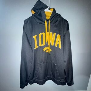 Iowa Black and Gold Men's Hoodie Hawkeye XL